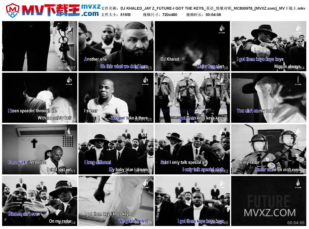 DJ KHALED_JAY Z_FUTURE-I GOT THE KEYS_英语_情歌对唱_MC800978